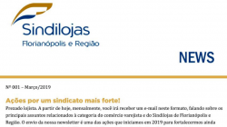 Newsletter Sindilojas nº 001 – março/2019