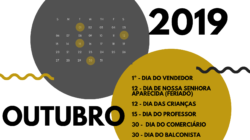 Agenda de feriados e datas comemorativas de outubro