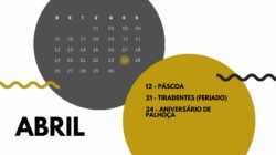 Agenda de feriados e datas comemorativas de abril de 2020
